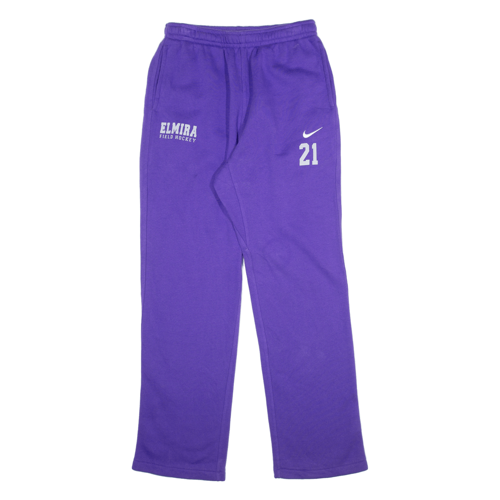 NIKE Elmira Field Hockey Mens Sweatpants Purple Straight L W30 L31