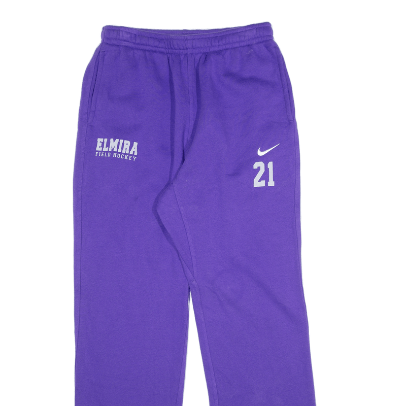 NIKE Elmira Field Hockey Mens Sweatpants Purple Straight L W30 L31