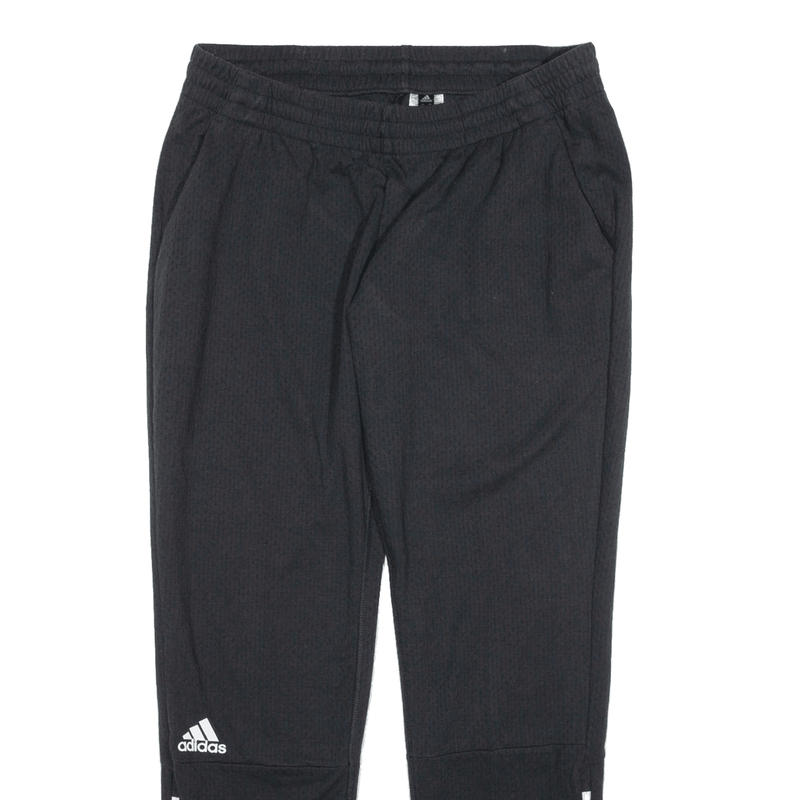 ADIDAS Boys Sweatpants Black Straight L W32 L31