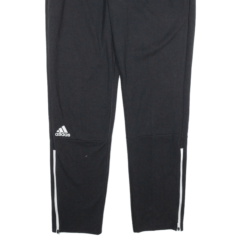 ADIDAS Boys Sweatpants Black Straight L W32 L31