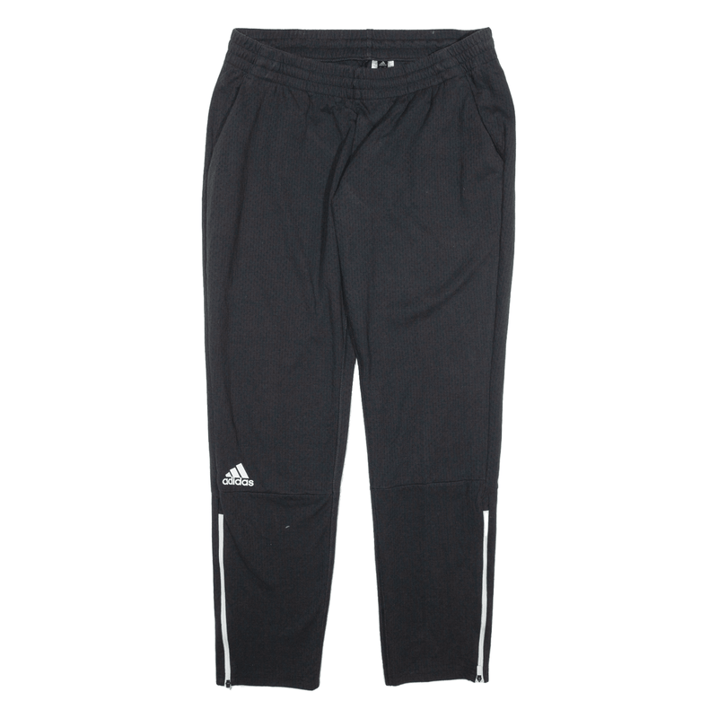 ADIDAS Boys Sweatpants Black Straight L W32 L31