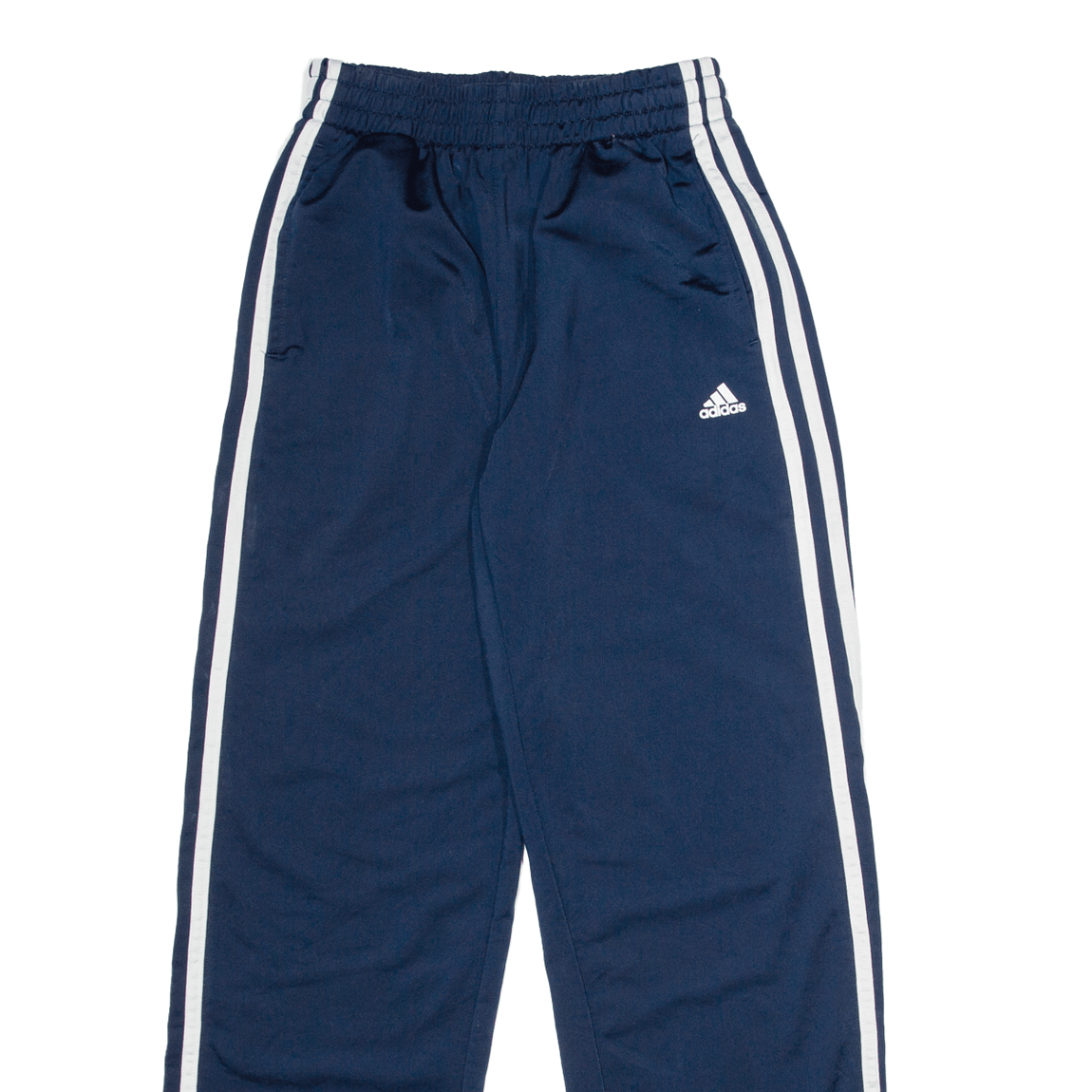 ADIDAS Boys Track Pants Blue Straight L W24 L30