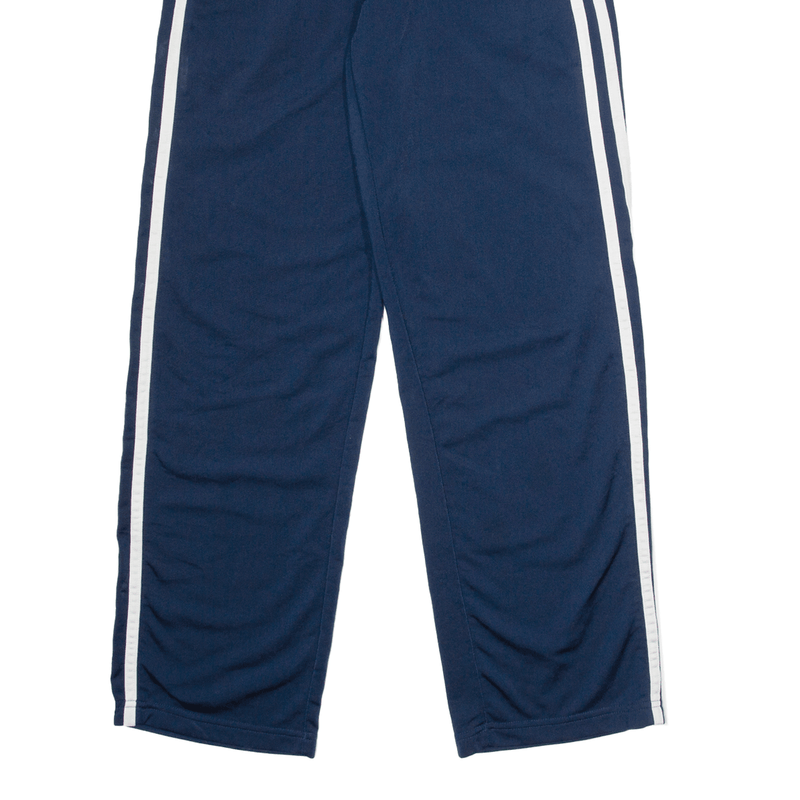ADIDAS Boys Track Pants Blue Straight L W24 L30