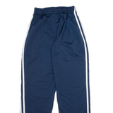 ADIDAS Boys Track Pants Blue Straight L W24 L30