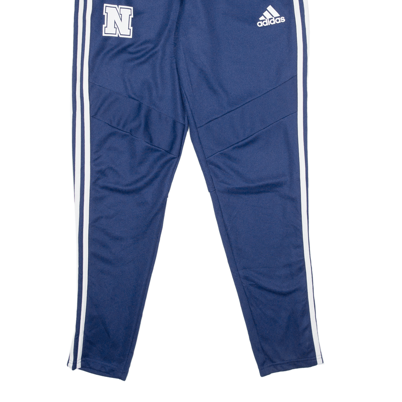 ADIDAS Mens Track Pants Blue Tapered M W28 L30