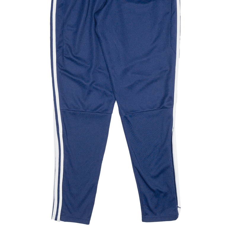 ADIDAS Mens Track Pants Blue Tapered M W28 L30
