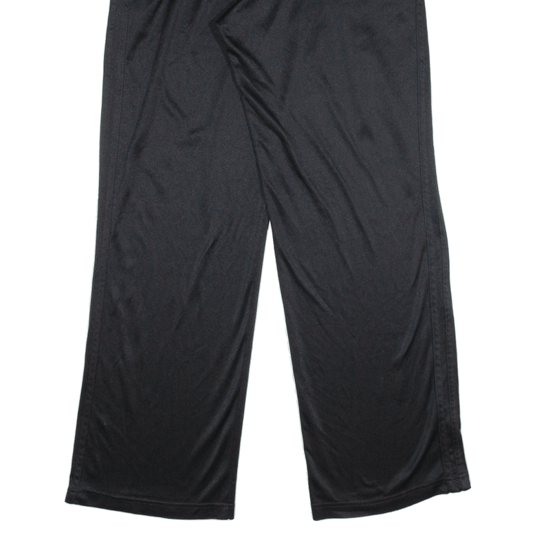 ADIDAS Womens Track Pants Black Straight UK 18 W32 L31