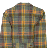 Womens Blazer Jacket Green Check S