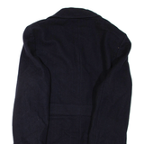 Womens Overcoat Coat Blue M