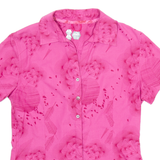 MCKINLEY Womens Shirt Pink Floral UK 10