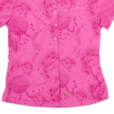 MCKINLEY Womens Shirt Pink Floral UK 10