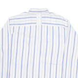 LERROS Mens Shirt White Striped Long Sleeve M