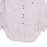 PAGE Womens Plain Shirt Pink Long Sleeve XL