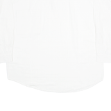 DONATELLA Mens Plain Shirt White Long Sleeve L