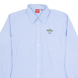 HARD ROCK CAFE Beijing Mens Plain Shirt Blue Long Sleeve L