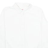 LEVI'S Womens Plain Shirt White Long Sleeve S