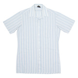 TOP MEN Mens Shirt Blue Striped S