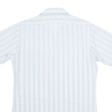 TOP MEN Mens Shirt Blue Striped S
