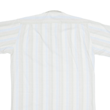 SAN MARCO Mens Shirt Grey Striped M