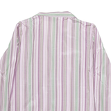 SOMMERMANN Womens Shirt Purple Striped Long Sleeve XL