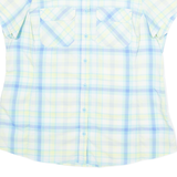 COLUMBIA Womens Shirt Blue Check XL