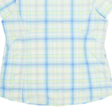 COLUMBIA Womens Shirt Blue Check XL
