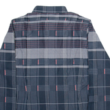 BARBADOS Mens Shirt Black Check Long Sleeve M