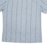 SPENGLER Mens Shirt Blue Striped M