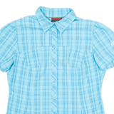 MAMMUT Womens Shirt Blue Check M