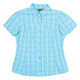 MAMMUT Womens Shirt Blue Check M
