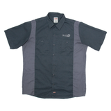 DICKIES Workwear Mens Plain Shirt Black L