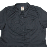 DICKIES Workwear Womens Plain Shirt Black 2XL