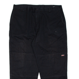 DICKIES Mens Trousers Black Regular Tapered W40 L29
