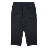 DICKIES Mens Trousers Black Regular Tapered W40 L29