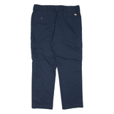 DICKIES Mens Trousers Blue Slim Straight W38 L29