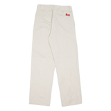 DICKIES Chino Mens Trousers Beige Regular Straight W26 L28