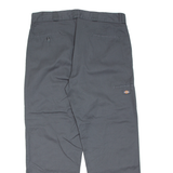 DICKIES Chino Mens Trousers Grey Relaxed Straight W38 L32
