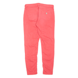 GUESS Womens Trousers Pink Regular Tapered W30 L28