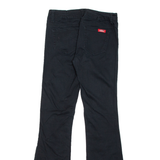 DICKIES Womens Trousers Black Regular Bootcut W28 L30