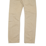 LEVI'S 514 Mens Trousers Beige Regular Tapered W28 L30