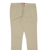 DICKIES Mens Trousers Beige Regular Straight W30 L31