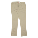 DICKIES Mens Trousers Beige Regular Straight W30 L31