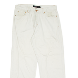 CALVIN KLEIN JEANS Mens Trousers Cream Regular Straight W34 L28