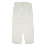 CALVIN KLEIN JEANS Mens Trousers Cream Regular Straight W34 L28