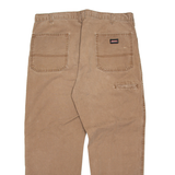 DICKIES Mens Trousers Brown Regular Straight W36 L29