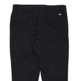 DICKIES Chino Mens Trousers Black Relaxed Straight W40 L27