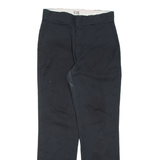 DICKIES Chino Mens Trousers Black Regular Straight W28 L30