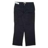 DICKIES Cargo Womens Trousers Blue Regular Straight W34 L30