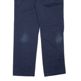 DICKIES Chino Mens Trousers Blue Slim Straight W34 L30