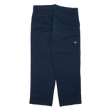 DICKIES Chino Mens Trousers Blue Relaxed Straight W38 L31